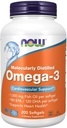 Ahora Alimentos OMEGA-3 FISH OIL 200 Softgels