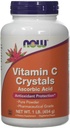 Ahora Alimentos Vitamina C Cristales, 1 libras