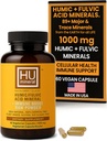 Humic &amp; Fulvic Acid Supplement Capsules – Organic Plant-Based Acid Fulvic Supplement with Fulvic-Humic Mineral Blend for Detox " Absorption 60 ct