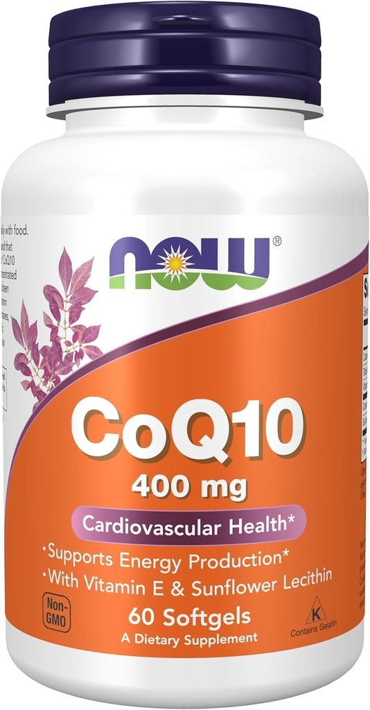 Ahora Alimentos, CoQ10, 400 mg, 60 Softgels