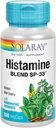 SOLARAY Histamine Blend SP-33 ← Herbal Blend w/Cell Salt Nutrients for Healthy Histamine Response Support ← Non-GMO & Vegan ← 50 Serv  100 VegCaps