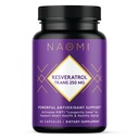 NAOMI Organic Resveratrol 250 mg, Non-GMO, Gluten-Free, Vegan Antioxidant Supplement, Supports Cardiovascular & Cellular Health, Healthy Aging & Healthy Inflammatory Response