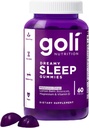 Goli Dreamy Sleep Gummy - 60 Cuenta - Melatonina, Vitamina D, Magnesio y Lemon Balm Extract - Gelatin-Free, Gluten-Free, Vegan " Non-GMO