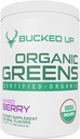 Greens Superfood Powder Mixed Berry ← 8 Los Verdes Mezclados Más Esenciales TEN Certified 100% Orgánica TEN Chlorella, Spinach, Kale, Spirulina, Alfalfa, Broccoli, Wheat Grass, " Barley Grass TEN 30 SERV TEN 11.17 OZ