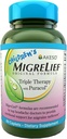 MigreLief® - Triple Terapia con PuracolTM - Soporte nutricional para sufridores de migraña pediátrica - 60 Caplets/1 Month Supply