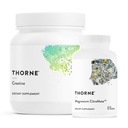 THORNE - Magnesium CitraMate &amp; Creatine Performance Combo - Soporte esencial para energía, músculos y función cognitiva - 90 Servimientos