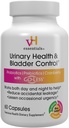 VH esencial Control de la vejiga, Extracto de Arándano, Prebióticos y Probióticos, Soporte de Salud Femenino de 24 horas, Reduce el Leakage Ocasional, apoya la salud vaginal, 60 cápsulas