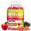 Manzana Vinagre Gummies, Keto ACV Gummies with The Mother, Advanced Formula with Probiotics, Vitamin B12 & Keto Blend, ACV for Cleanse & Detox, Metabolism, Digestion & Gut- Sugar Free, 120 Condes