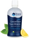 Trace Minerals ConceTrace - Suplemento Mineral líquido con Magnesio & Vitamina C - Suplemento dietético con hierba blanca &amp; jugo de limón - Sabor de limón natural, 30 fl oz (30 Servimientos)