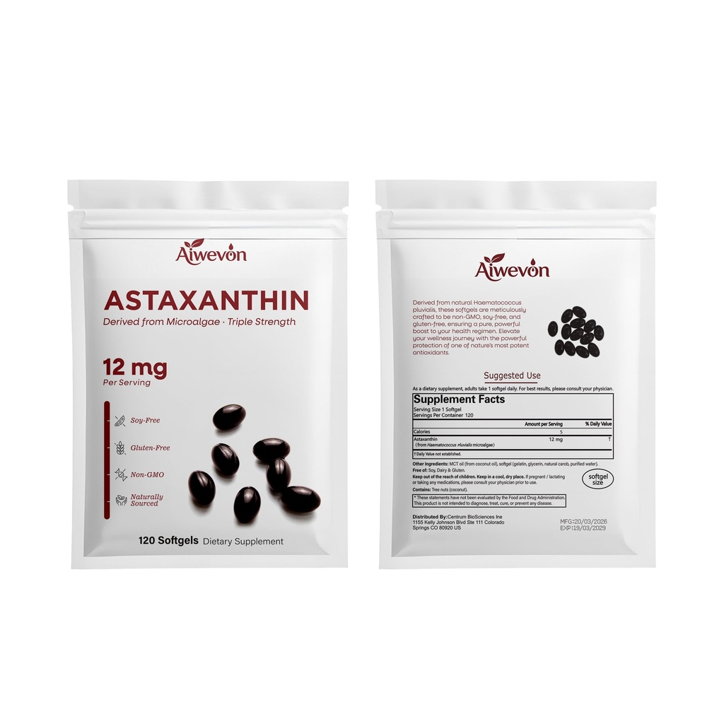 Astaxantina Antioxidant from Fresh Haematococcus Pluvialis