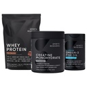 Sports Research® Whey Protein &amp; Creatine Monohydrate the Dynamic Duo for Lean Muscle Building, Performance, Strength &amp; Workout Recovery and Triple Strength Omega 3 Packed with EPA & DHA Fatty Acids