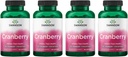 Swanson Cranberry - Supports Urinary Tract Health, Bladder Control & Promotes Healthy Kidney Function - Supplement Made with 20:1 Cranberry Juice Concentrate - (180 Softgels) 4 Pack