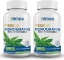 Palmara Health Premium Andrographis Paniculata Extract 2 Pack - 1,200mg (100mg Andrographolides) por Serving, Non-GMO, Vegan, Gluten Free