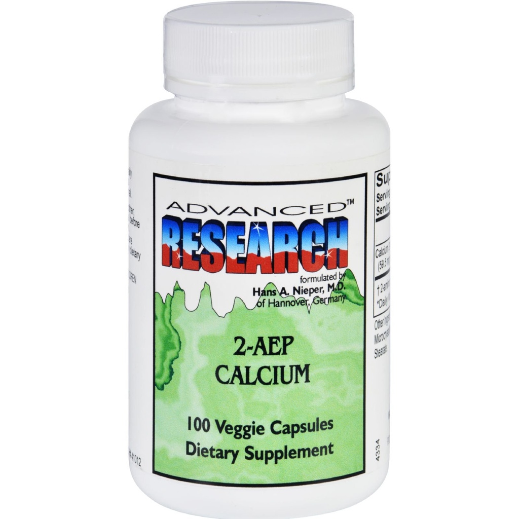 NCI Advanced Research Dr. Hans Nieper Calcium 2-AEP Capsules, 100 Count