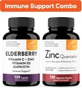 Sandhu's Immune Support Combo ← Elderberry & Zinc Quercetin Capsules Bundle ← Apoyo Immune Health