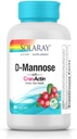 SOLARAY D-Mannose con CranActin, 60 cápsulas vegetarianas