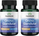 Swanson Orchic Glandular - Salud Hombre 1.000 mg 30 Tabs (2 Pack)