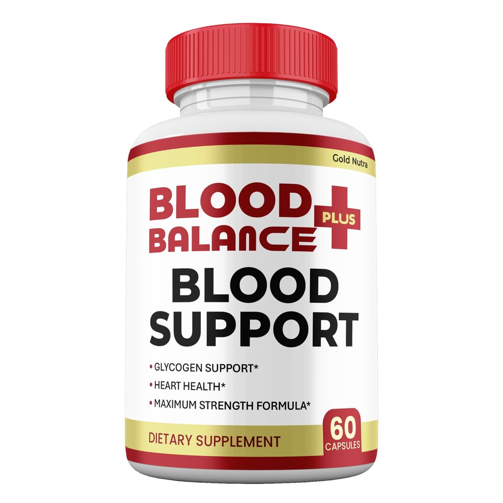 BloodBalance Plus Capsules, Official Balance Supplement, Premium Support All Natural Ingredients, Maximum Strength BloodBalance + Vitamin Pills (1 Pack)