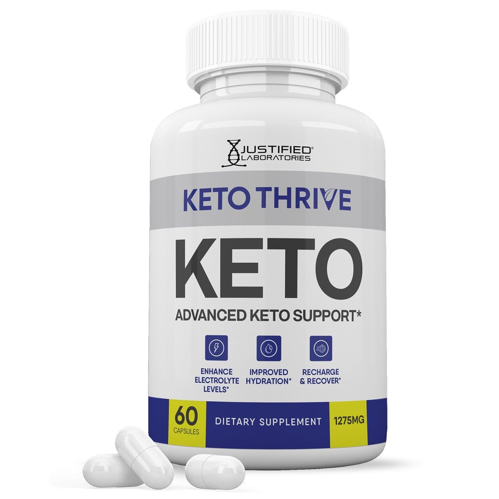 Keto Thrive Keto ACV Pills 1275MG Keto Support Blend Capsule Alternative to Keto ACV Gummies Formulated with Apple Cider Vinegar Extra Virgin Olive Oil Powder Green Tea Leaf 60 Capsules
