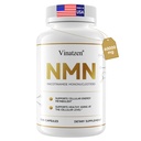 High Purity NMN 60000mg -Zero Smell Easy to Swallow Nicotinamide Mononucleotide Supplement for NAD+ Support - Cellular Energy&Vitality Boost - Made in USA -cGMP -120 Capsules 60-Days Supply