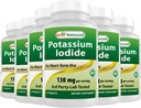 Best Naturals Potasio Iodide 130 mg por Serving - Suplemento dietético, 90 Tabletas (6)