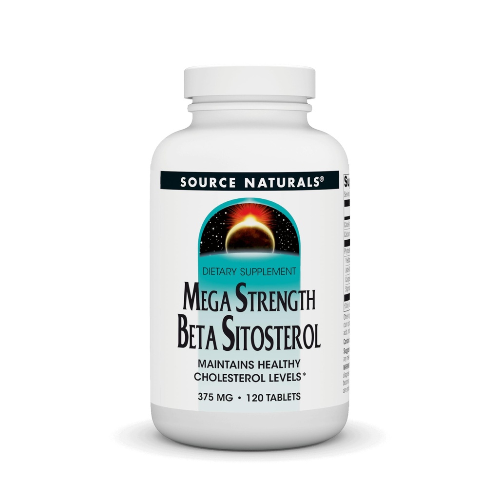 Source Naturals Mega Strength Beta Sitosterol 375mg - 120 Tablets
