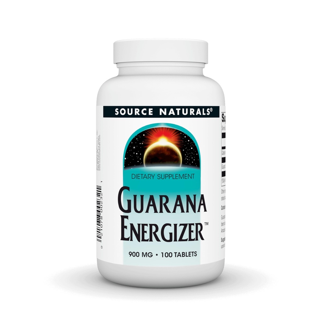 Source Naturals Guarana Energizer Caffiene and Energy* - 900 mg,100 Tablets