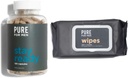 Pura para Hombres Original Vegan Limpieza Suplemento de fibra, 120 cápsulas, Eco-Responsable Mantente listo Formas con Micellar y Aloe (48 Conde)
