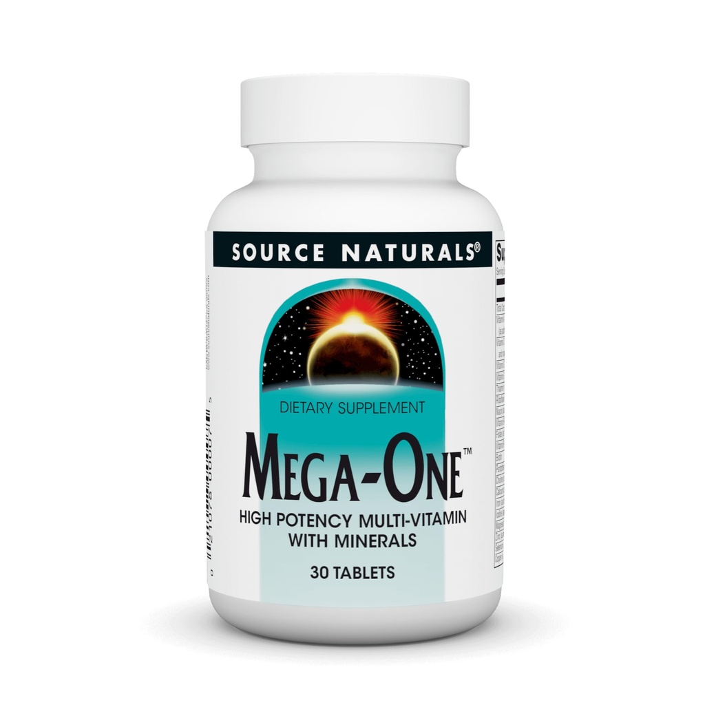 Source Naturals Mega-One Multi-Vitamin with Minerals* - 30 Tablets