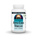 Source Naturals Apple Cider Vinegar, Dietary Supplement - 500mg - 180 Vegan Tablets