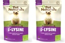 Pet Naturals Lysine for Cats,Chicken Flavor,60 Chews - Immune and Respiratory Support for Cats - No Wheat or Corn - Vet Recommended,(Pack of 2)