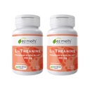 EZ Melts L-Theanine 200 mg - Stress & Relaxation Support Supplement - No Artificial Flavors - No Drowsiness - Non-GMO & Vegan - Sweet Cherry - 120 Dissolvable Tablets (60 Servings)