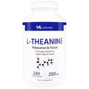 ML Naturals L-Theanine 250mg (Per Serving) – 240 Vegetable Capsules – Non-GMO & Gluten-Free