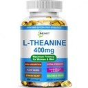 L Theanine 400 mg - Extra Strength L Theanine Supplement for Stress Relief, Relaxation, Sleep & Calm Support - Plant Based L-theanine Softgels For Men & Women, Non-GMO & Gluten-Free - 60 Days Supply