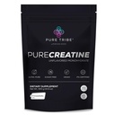 PURE TRIBE PureCreatine – Micronized Creatine Monohydrate Powered by Creavitalis – Unflavored Creatine Monohydrate Powder for Energy & Recovery – No Bloating, Easy Digestion – 5g per Scoop, 300g