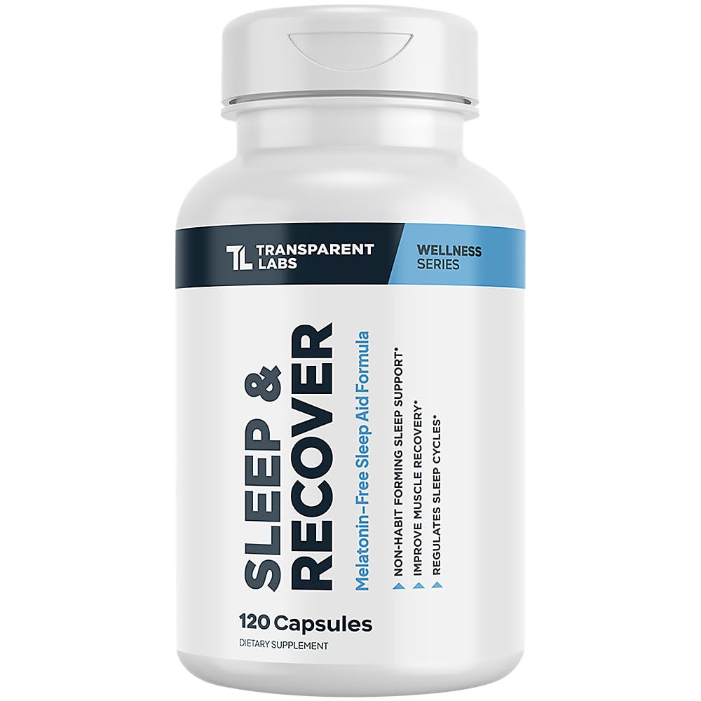 Transparent Labs Sleep & Recover a Melatonin Free (120 Capsules)