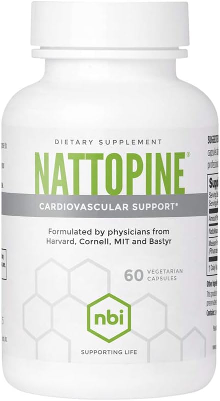 NBI NattoPine, Healthy Circulation Support for Men & Women | 60ct Veggie Capsules