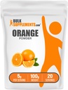 BulkSupplements.com Orange Powder - Orange Fruit Powder, Nutrient-Rich Flavoring - Gluten Free, 5g per Serving, 100g (3.5 oz) (Pack of 1)