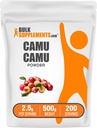 BulkSupplements.com Camu Camu Powder - Superfood Supplement, Vegan & Gluten Free, 2.5g per Serving, 500g (1.1 lbs) (Pack of 1)