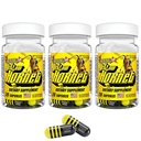 Stacker 2 Yellow Hornet Herbal Dietary Supplement Capsules with Taurine, Yerba Mate, Capsicum Annuum, Yohimbine Alkaloids for Energy Boost, 20 Capsules per Bottle (3 Pack - 60 Capsules, Pack Size)