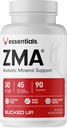 Cubrificados ZMA Capsules, Soporte Mineral Anabólico - Cubrificado Esenciales (30-45 Servimientos, 90 cápsulas)