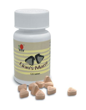 DXN Lion's Mane, Memory & Nerve Support, 120 Count Tablets by DXN