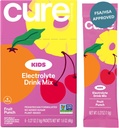 Hidratación Cure - Kids Electrolyte Drink Mix ← Rehydration Formulated Pediatrician con base vegetal  No Añadido Sugar, FSA-HSA, Non-GMO, Gluten-Free, No Artificial Flavors  Box of 6 Packets - Fruit Punch