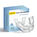 Snore Mouthguard: Anti-Snoring Mouthpiece Sleeping Aid, Comfortable & Reusable Anti Snoring Device for Adults Men & Women(Clear)