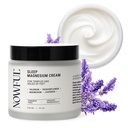Sleep Aid Magnesium Cream - Valerian Root & Passionflower for Calm - Natural Night Balm for Anxiety & Restful Sleep - With Lavender Oil for Calm Before Bed and Evening Relaxation