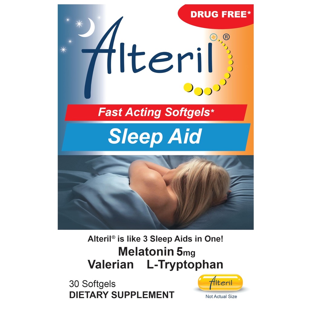 Alteril Natural Sleep Aid Fast Acting Softgels 30ct