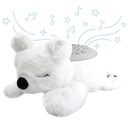 PureBaby Sound Sleepers Portable Sound Machine & Star Projector - Plush Sleep Aid for Baby and Toddlers with Soothing Night Light Display, 10 Lullabies, White Noise, and Heartbeat Sounds (Polar Bear)