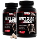 Force Factor Test X180 Boost, 2-Pack, Testosterone Booster and Energy Supplement for Men, Boost Energy, Increase Stamina, and Enhance Vitality, with D-Aspartic Acid and Fenugreek, 240 Tablets