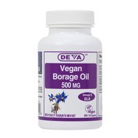 Deva Vegan Vitamins Borage Oil 500Mg Vegan 90 Vcap