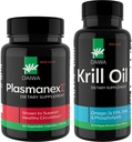 Daiwa Plasmanex 1 + Daiwa Krill Oil Inflammation Support Bundle – Circulation Supplement + Omega 3 Krill Oil Capsules